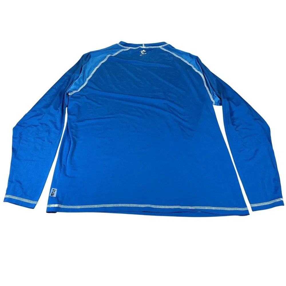 Uzzi Active Wear Mens‎ XL Royal Blue Rash Guard UPF 50+ Surf Fishing Shirt NWT